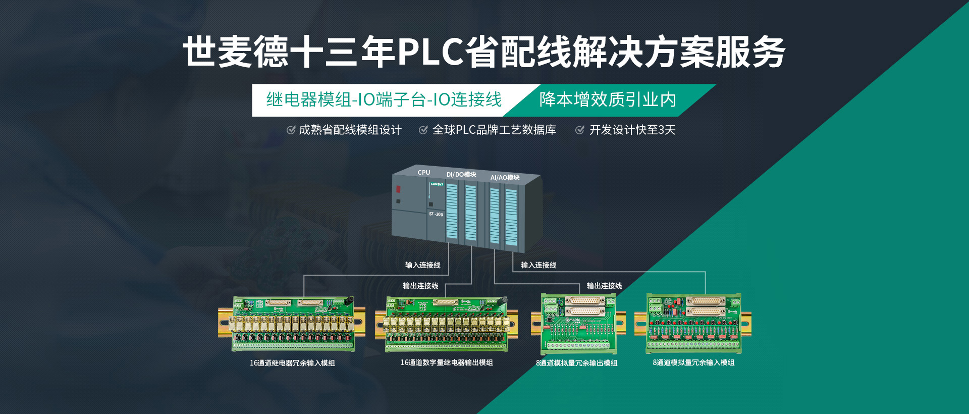 10年精研設計省配線模組-世麥德助力企業大幅降低成本